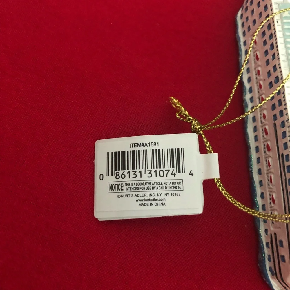 Kurt S Adler Cruise Ship Christmas Ornament - Picture 5 of 5